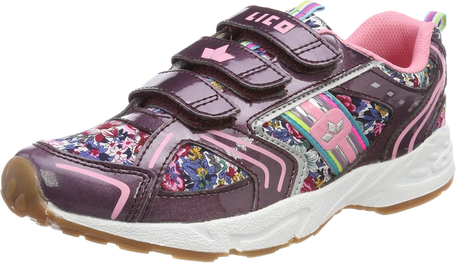 Baskets Silverstar V Lico Pour Fille - Chaussures D'intérieur Avec Semelle Lumineuse Et Velcro