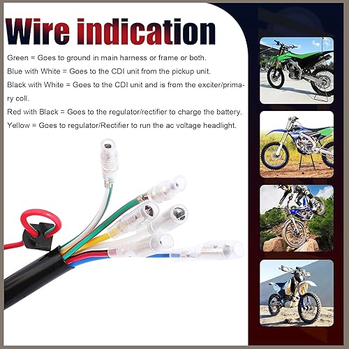 Miniatura 6 de Disco estator magnético de bobina para camionetas Pickup, Dirt, bicicletas todo terreno, go kart, vehículos todo terreno (90, 110, 125 centímetros