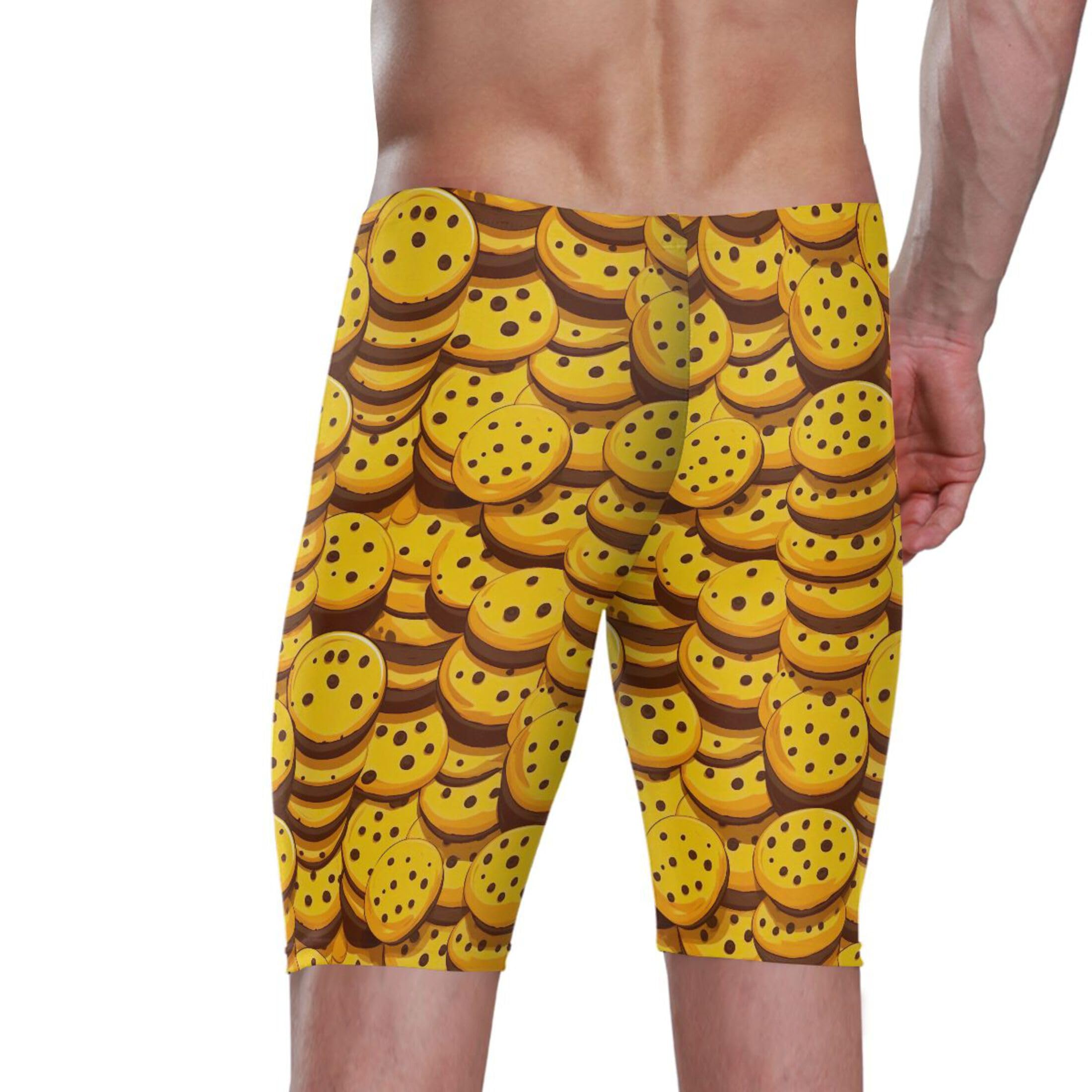 UMIRIKO Biscuit Desserts Men's Swim Jammers Swimsuit M B0402983