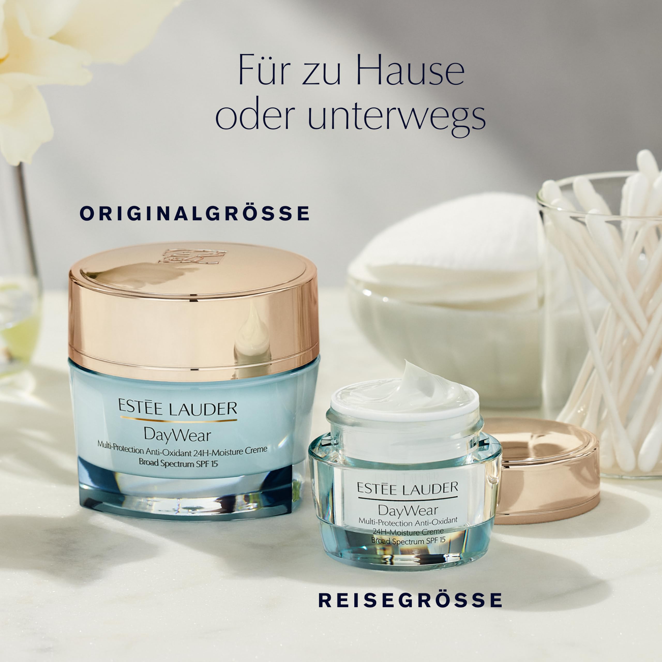 Estée Lauder DayWear Multi-Protection Anti-Oxidant 24H-Moisture Cream SPF 15 | Leichte Tagescreme mit Anti-Aging-Effekt | 24 Stunden Feuchtigkeit & Schutz vor Umwelteinflüssen, 50ml