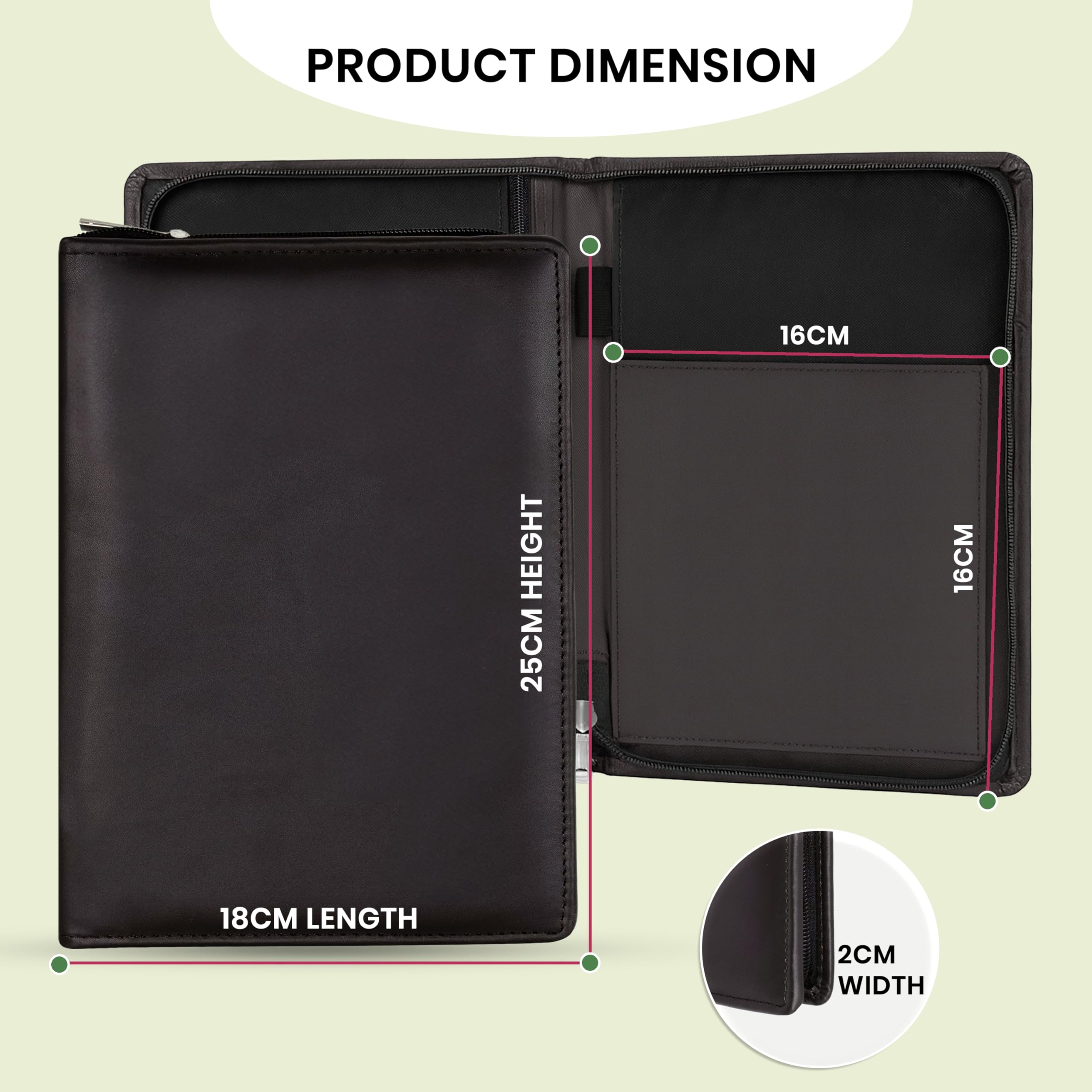 Car Document Holder - PU Leather Organizer -4