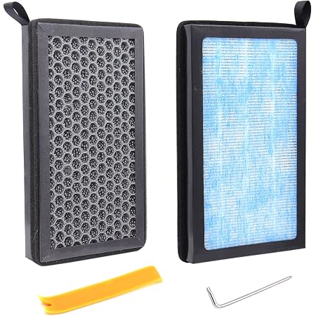 Moonka Air Filter Replacement For Tesla Model 3 & Model Y (2016-2024) - 2 Pack With Activated Carbon - View #2