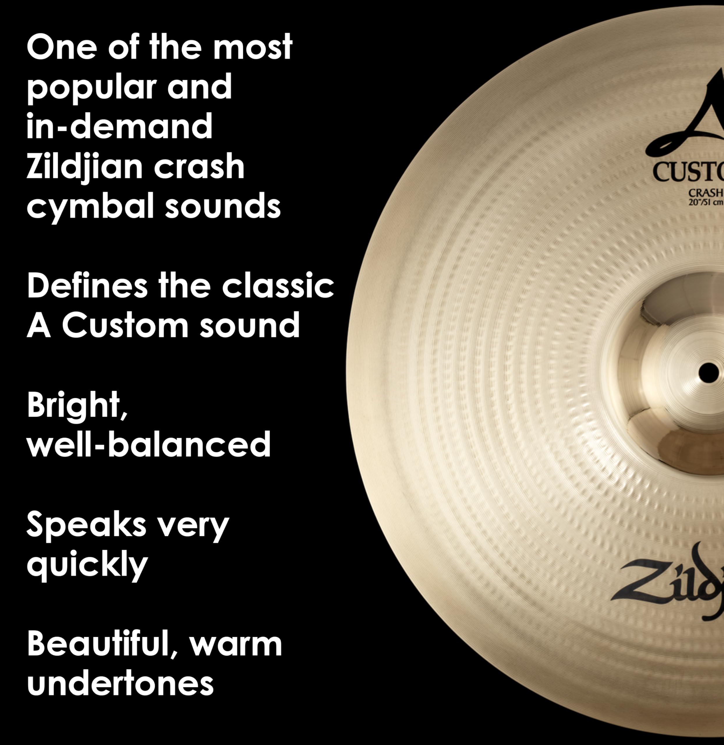 Amazon.co.jp: ジルジャン クラッシュシンバル Aカスタム 20インチ