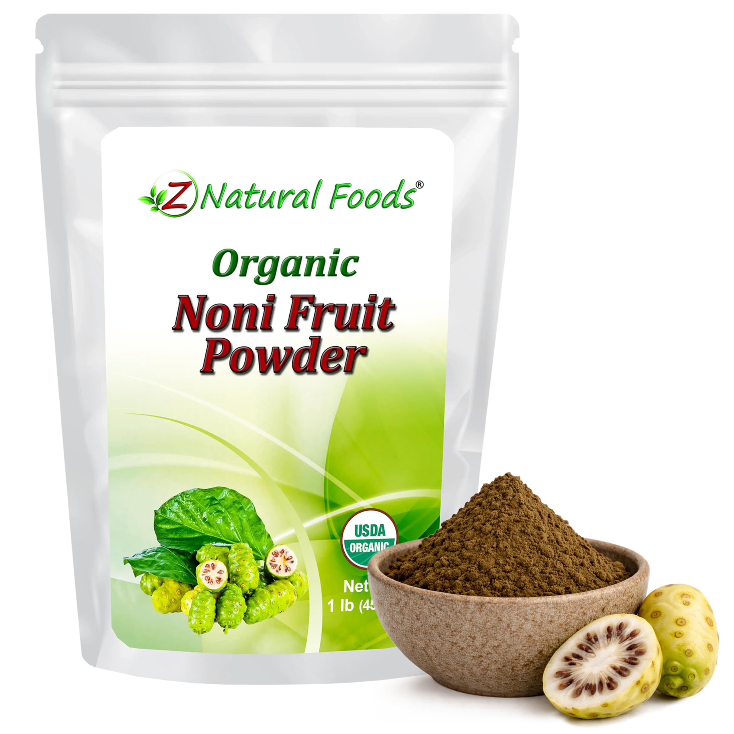 菓子 nifufu Amazon.com : Z Natural Foods Noni Fruit Powder - Organic Raw Non