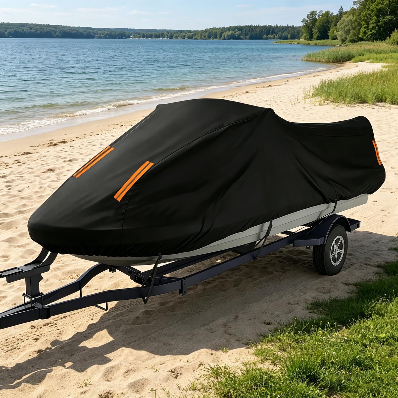 Funda Impermeable para Moto acuática para Sea-Doo GTX 300 2022-2024,Fundas Motos acuáticas 300D Oxford,Resistentes Rayos UV y para Todo Tipo de Clima con Bolsa de Almacenamiento