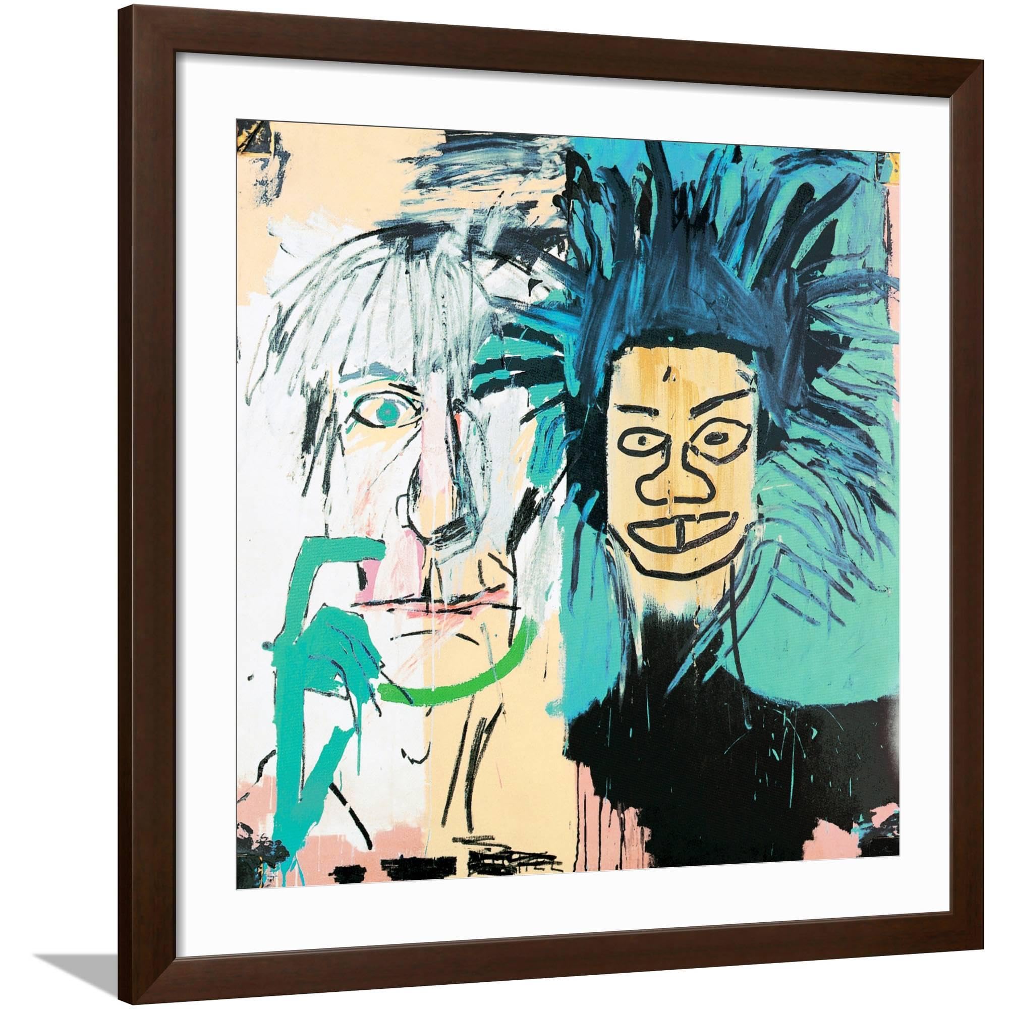 Amazon.com: ART.COM Wall Giclee Print Dos Cabezas, 1982 on Brown