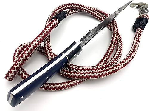 Miniatura 8 de Nooraki BK-69 Cuchillo de acero de Damasco hecho a mano para cazar 11 cuchillos - Hermoso mango de hueso de madera de rosa y cuerno de toro