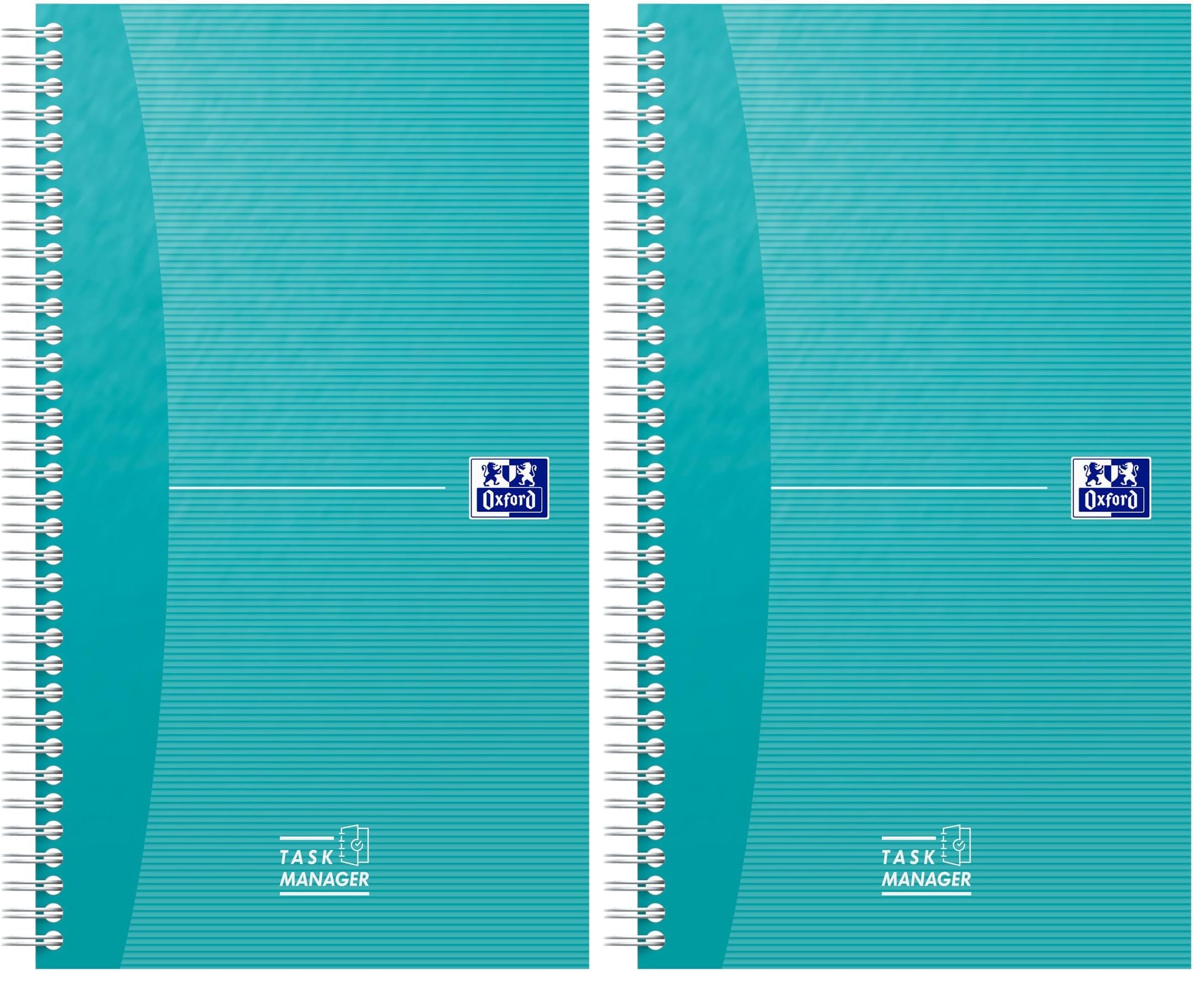 Oxford To Do Planner, taccuino, 115 fogli, per lavori marini di scrib, Aqua (Confezione da 2)