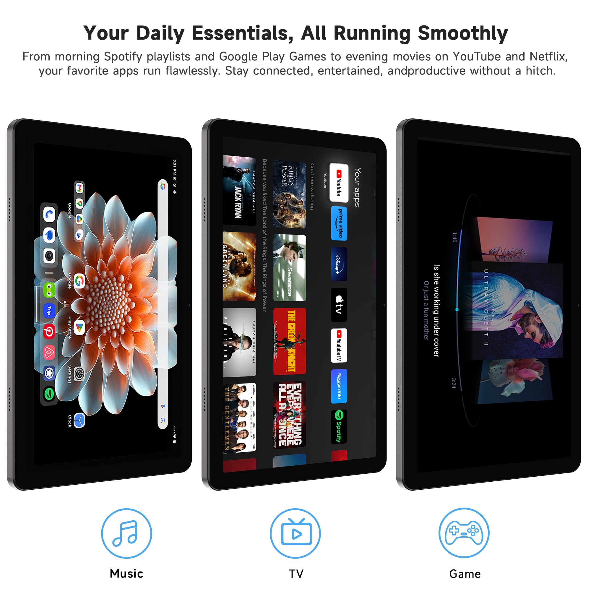 Amazon.co.jp: 最新Android 16搭載·AOC M10タブレット US01 : パソコン