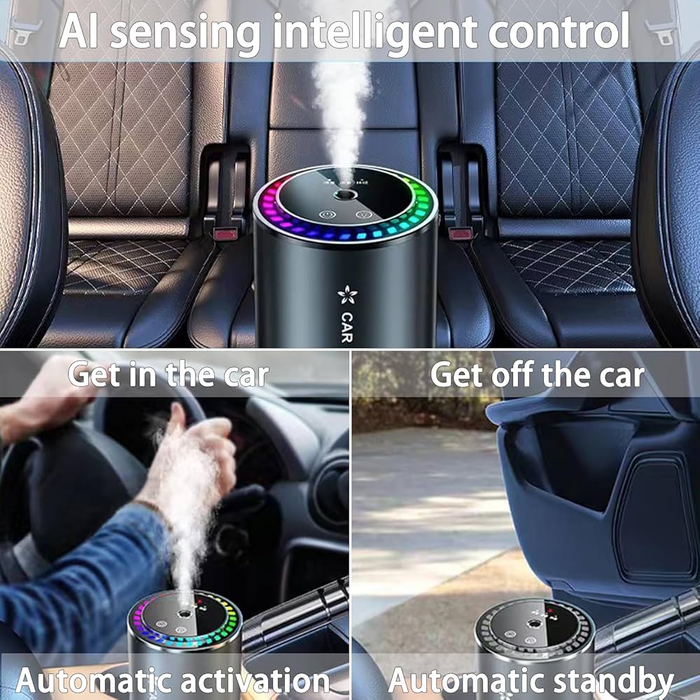 Smart Car Air Fresheners with Starlight Projector, A New