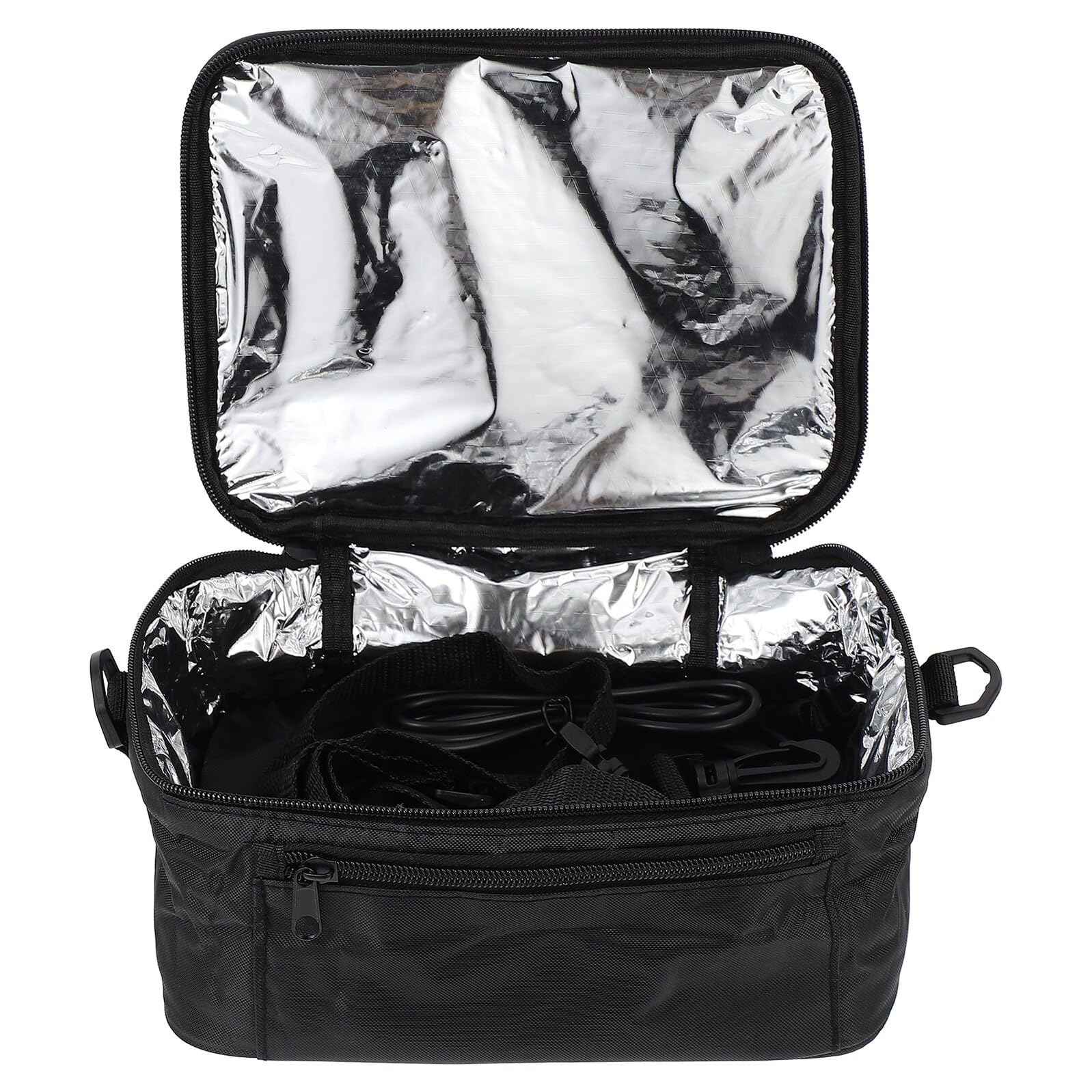 Bolsa Térmica Portátil 12v para Coche para Almuerzo Aislamiento de Tela Oxford y Aluminio para Oficina y Exteriores