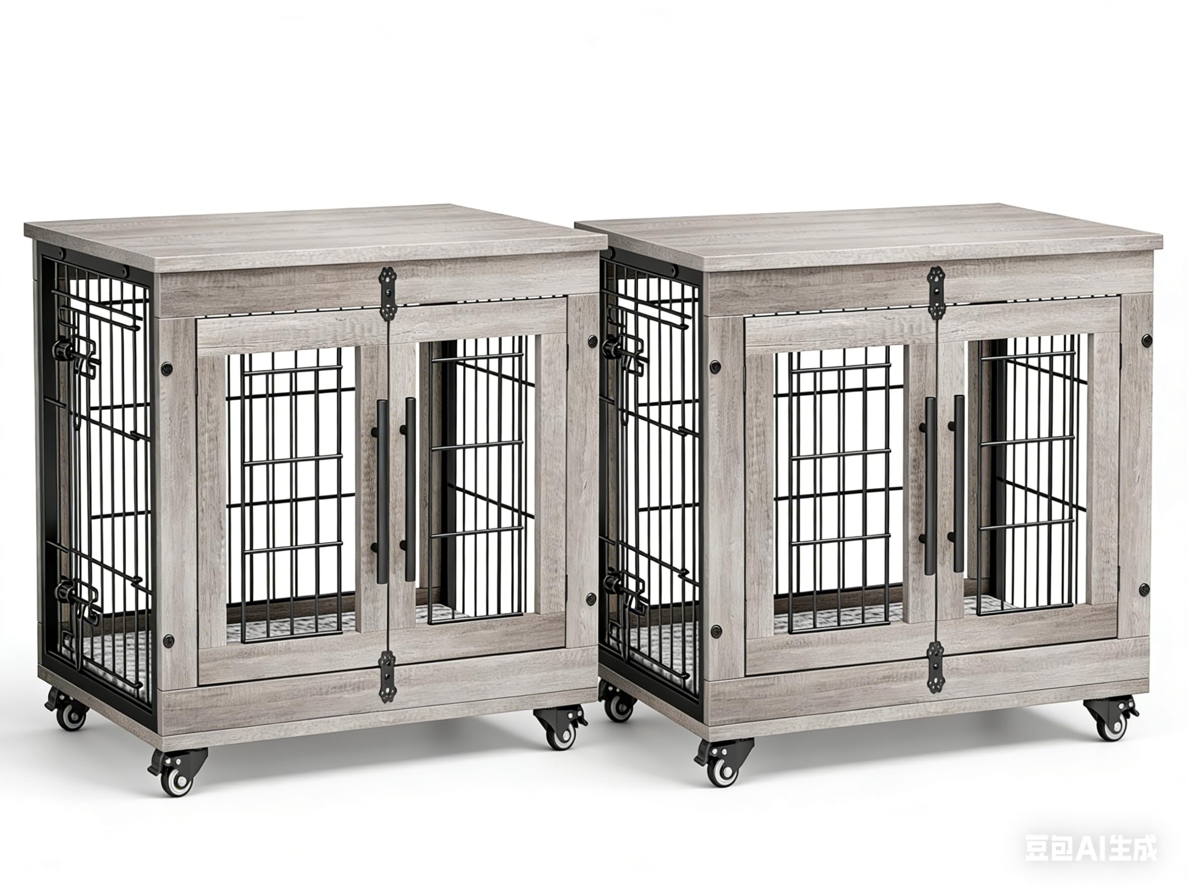 Lulive Small Dog Crate Furniture Set of 2