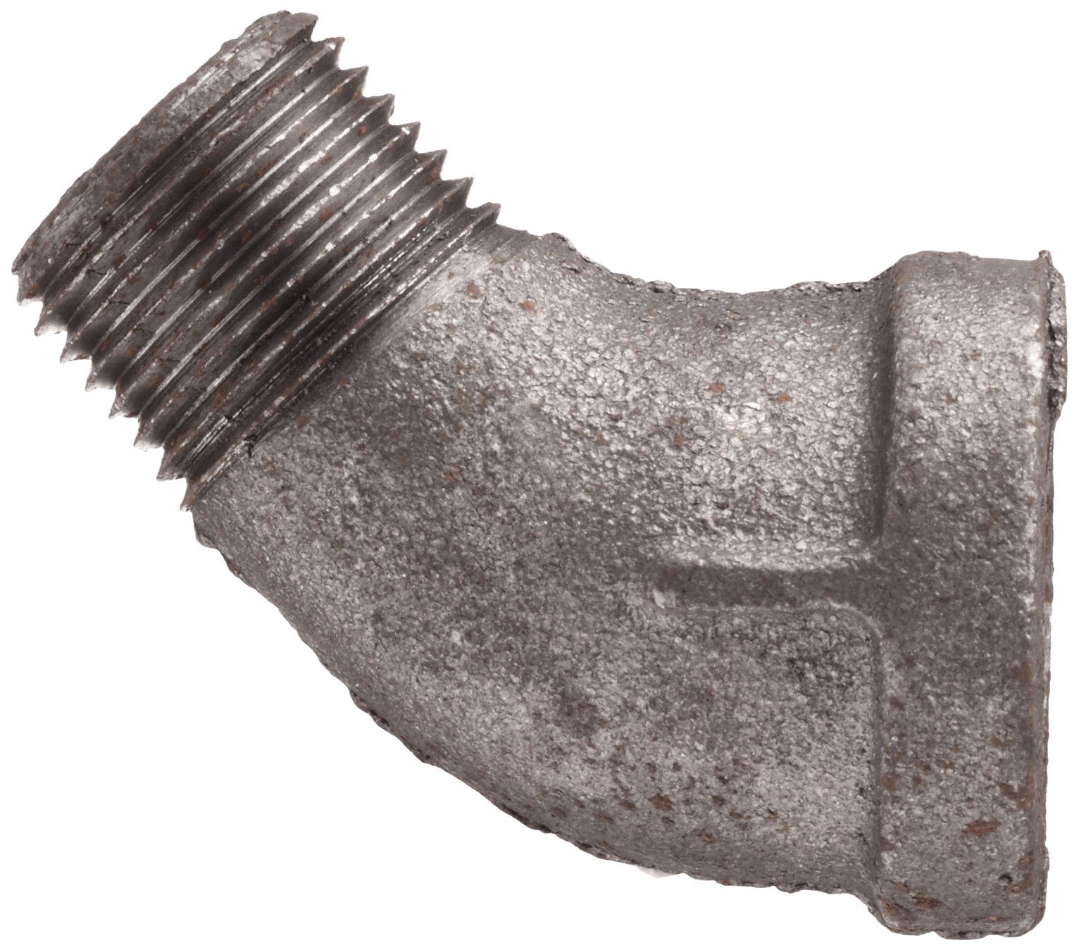 Anvil 8700128252, Malleable Iron Pipe Fitting, 45 Degree Street Elbow, 3/4