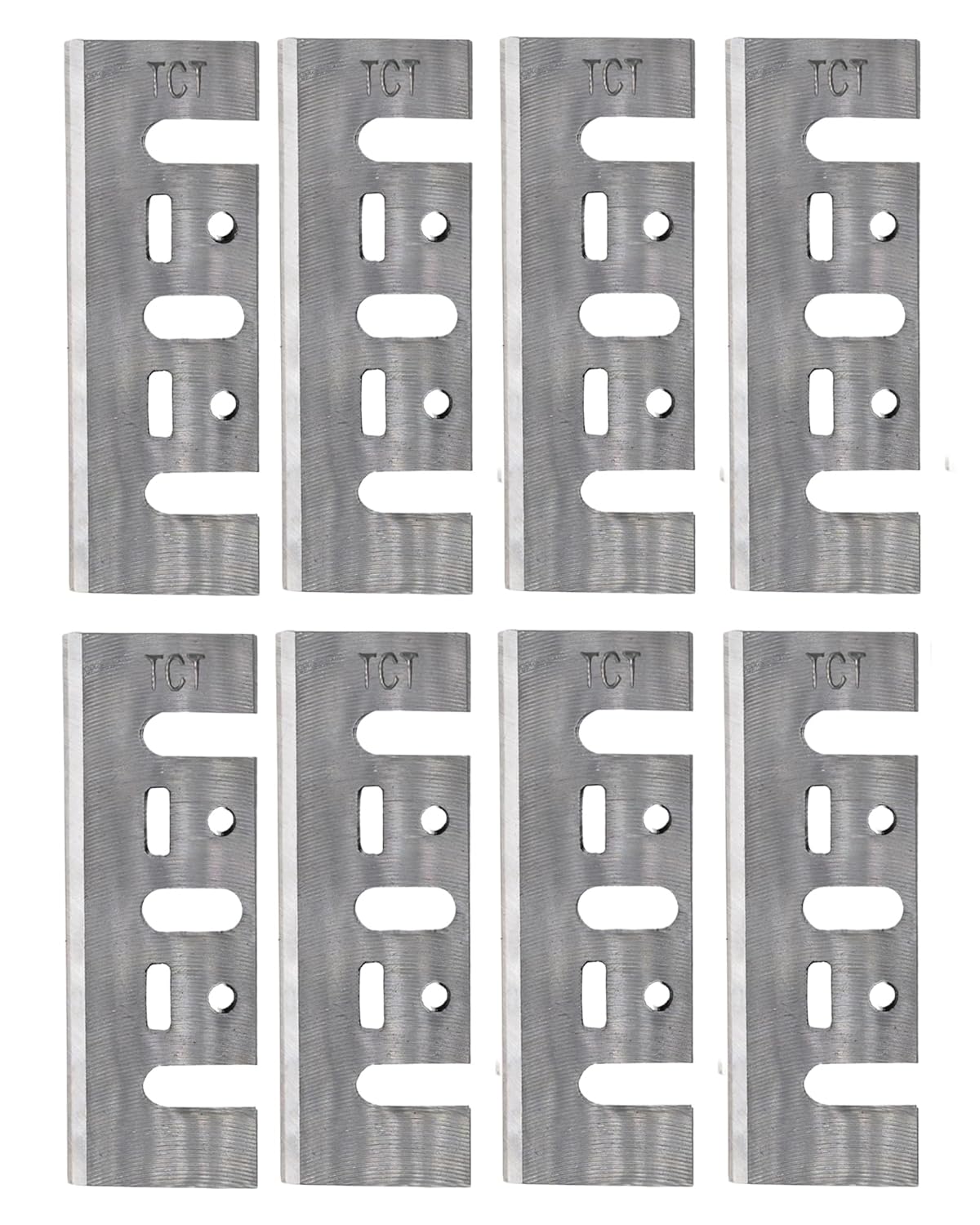 Carbide Planer Blades Compatible with DeWalt DW680, D26676, DW6655, TCT 3-1/4 Inch Planer Knife 82mm Compatible with Makita N1900B, KP0810, XPK01, for Bosch 1594, 8 PCS