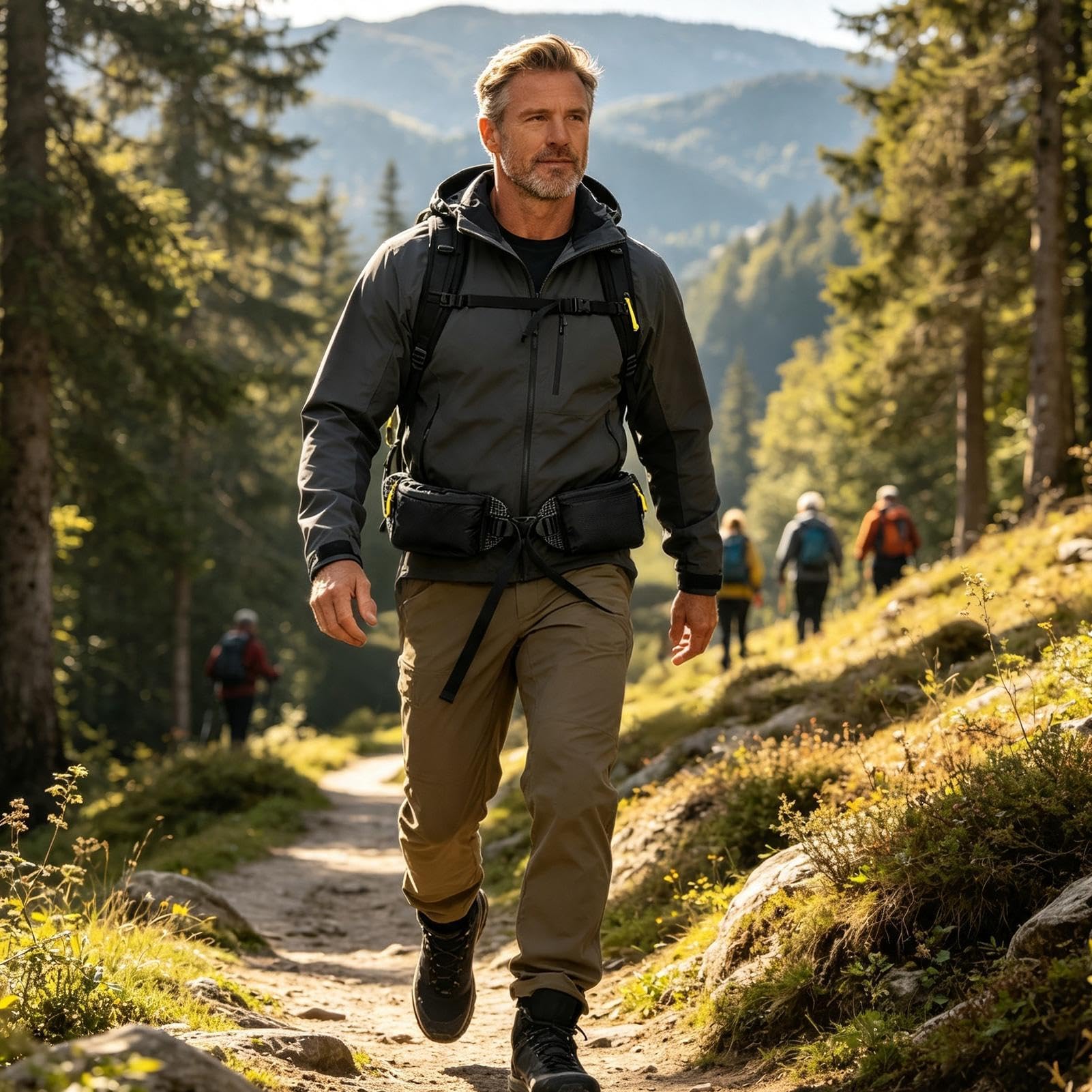da Trekking Borsello Da Vita Portatile A Scomparti | Sportivo Per Corsa, Camminata, Viaggio, Campeggio, Fitness, Attività Outdoor, Pendolarismo, Allenamento E Escursionismo