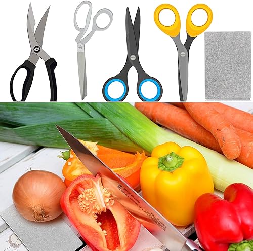 Miniatura 6 de 3 piezas de piedra de afilar tamaño de tarjeta de crédito 300 # 600 # 1000 # 1000 # Juego de archivos de diamante de tamaño de tarjeta - diamante