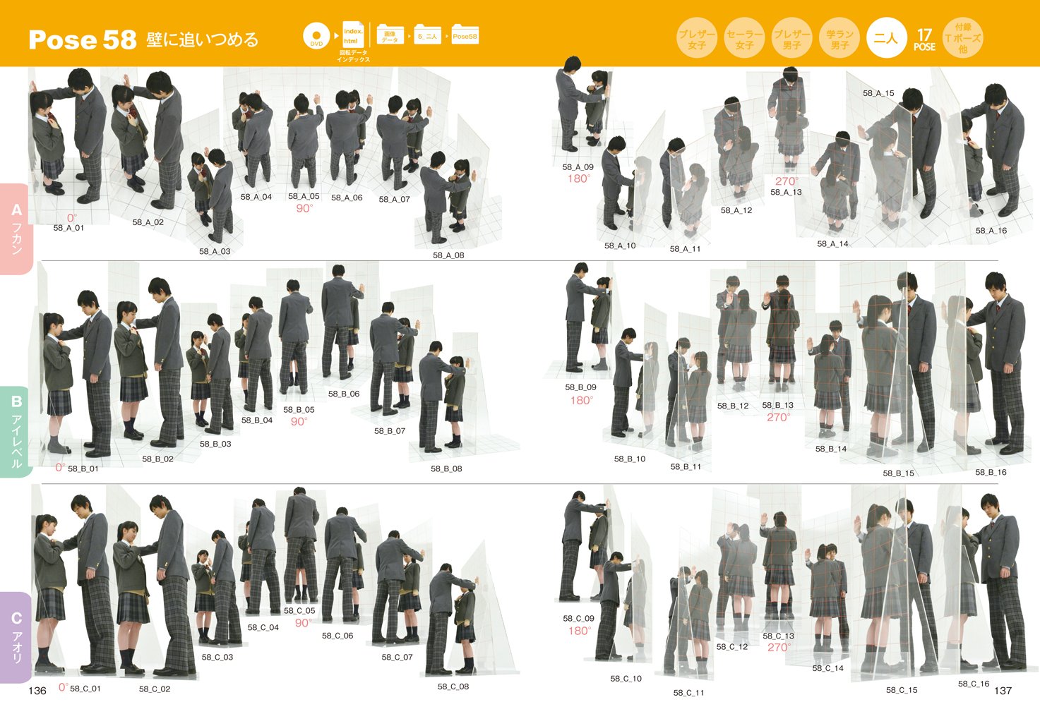 ぐるぐるポーズカタログdvd Rom4 学生服 マール社編集部 本 通販 Amazon