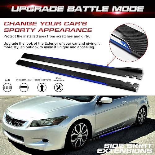 Miniatura 6 de Xotic Tech - Faldas laterales inferiores de 86.5 pulgadas7.2 ft para proteger el panel basculante, divisor de alas, difusor de alas, kit de