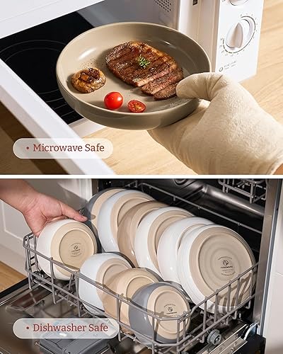 Miniatura 4 de famiware Milkyway - Juego de 4 cuencos para pasta, 33 onzas, cuencos para ensalada, perfectos para tu amigo para inauguración de la casa, Acción de