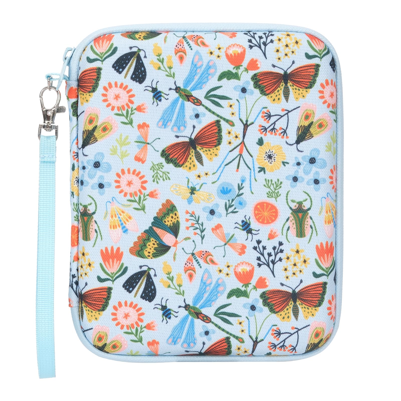 Jeachan Card Case for Yoto cards, Soft Portable Folder with Zipper & 80 Pockets Player & Mini Audiobook Cards, Card Binder Holder with Sleeves for Travel (Bloom&Buzz) — image 1