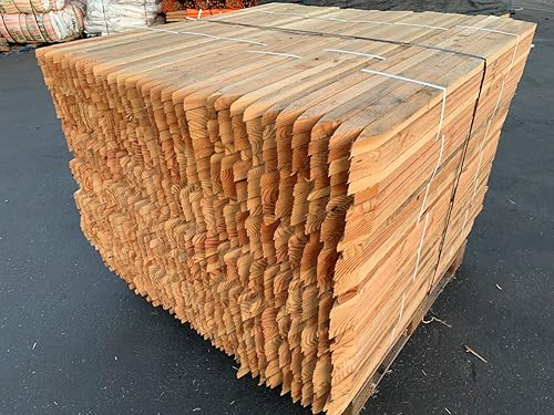 Miniatura 8 de Sandbaggy Estacas de madera de 48 pulgadas - Estacas resistentes para construcción, jardinería topografía - Punta de cincel, madera de abeto Douglas