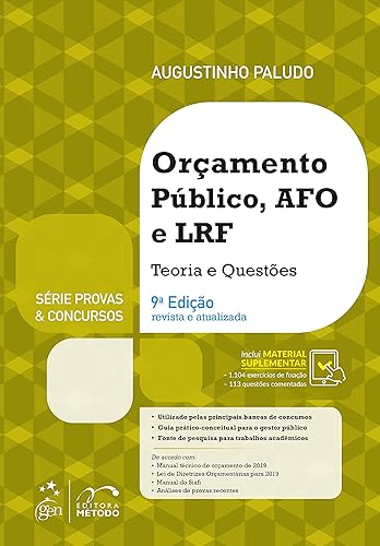 Série Provas &amp; Concursos - Orçamento Público, Afo e Lrf - Teoria e Questões