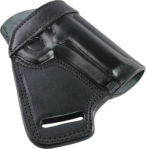 Miniatura 7 de Funda de cuero hecha a mano de primera calidad con espalda pequeña para pistola SOB