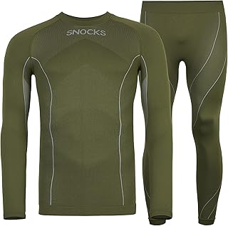 Thermounterwäsche Herren - extra warm, enganliegend, schnelltrocknend & atmungsaktiv - Gr. S-3XL - Skiunterwäsche, Funktionsunterwäsche