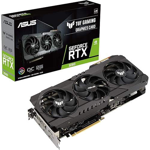 ASUS Gaming TUF GeForce RTX 3080 O12G NVIDIA 12GB GDDR6X Graphics Card