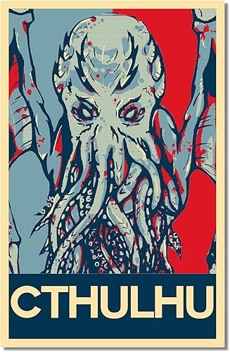 EvolveFISH Póster de Cthulhu - [11" x 17"]