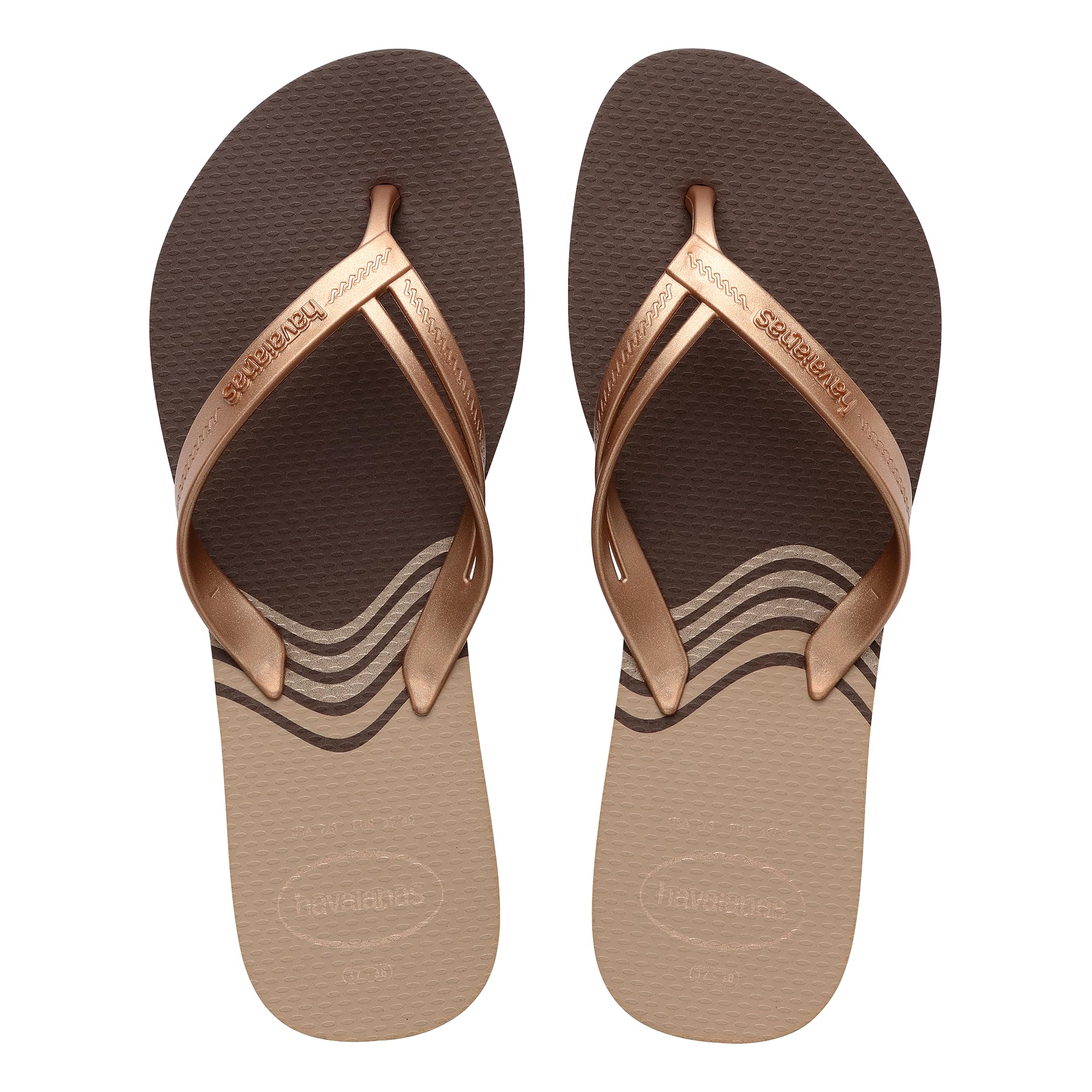 Havaianas - Elegance Print, Stylische, Robuste und Bequeme Badelatschen für Frauen mit Stylischen Riemen und Rutschfesten Sohlen