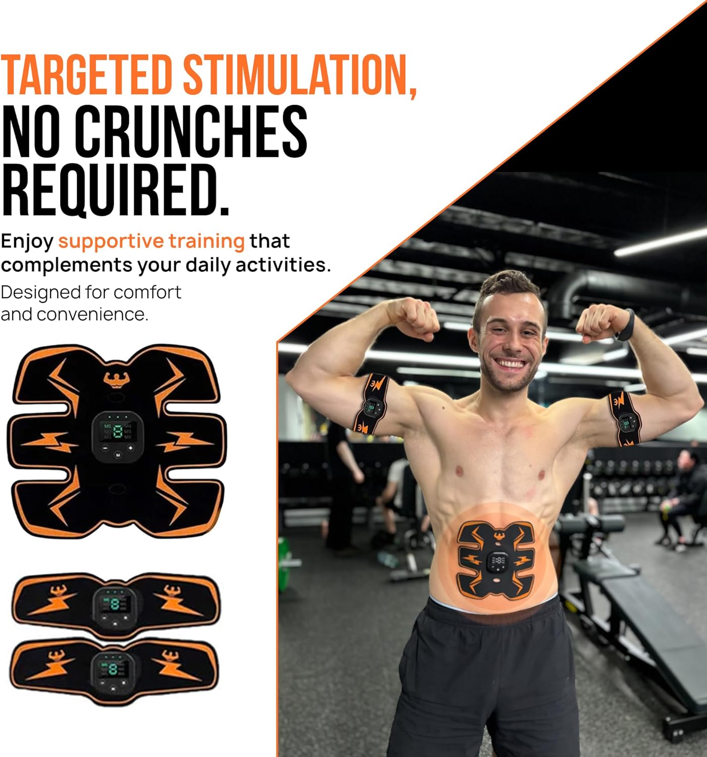 Tonicgympro® - Power Abs Stimulator: Wearable Core Exerciser...