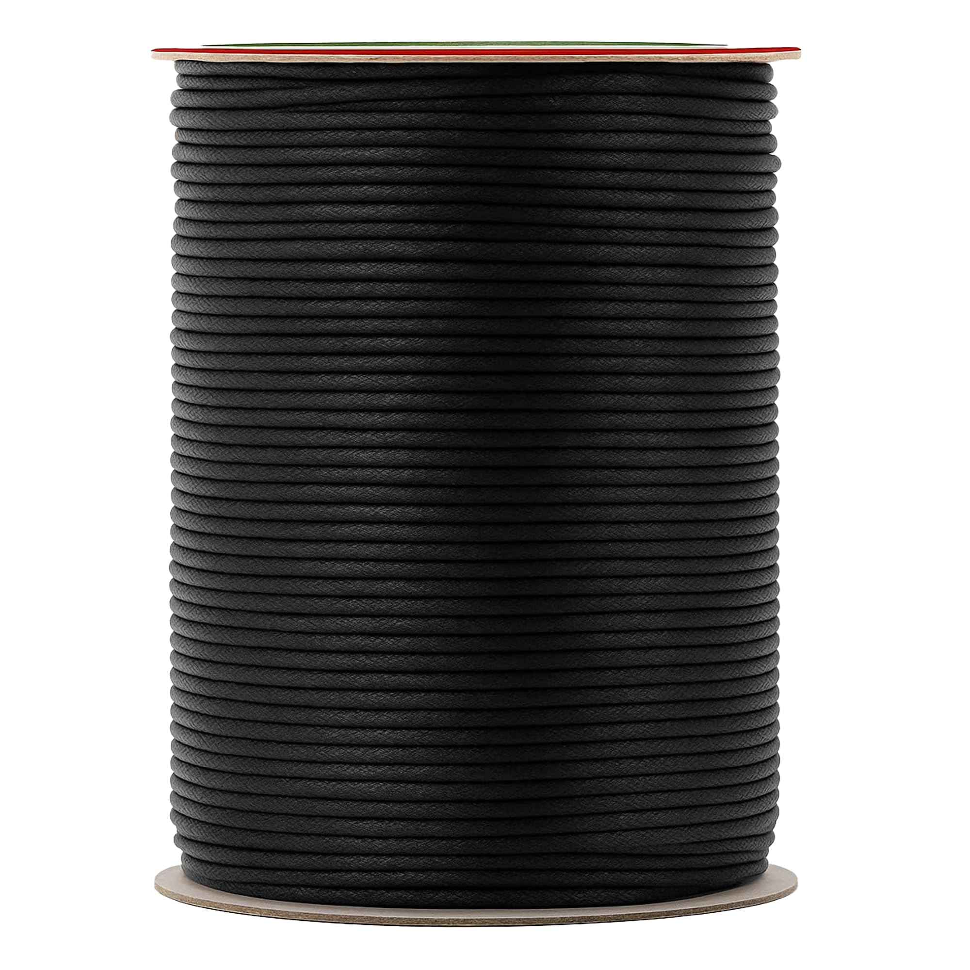 - Mandala Crafts 2mm Black Cotton Waxed Cord for Jewelry Making, 109 Yards – Waxed Cotton String for Decorative Knotting and Accessory Assembly