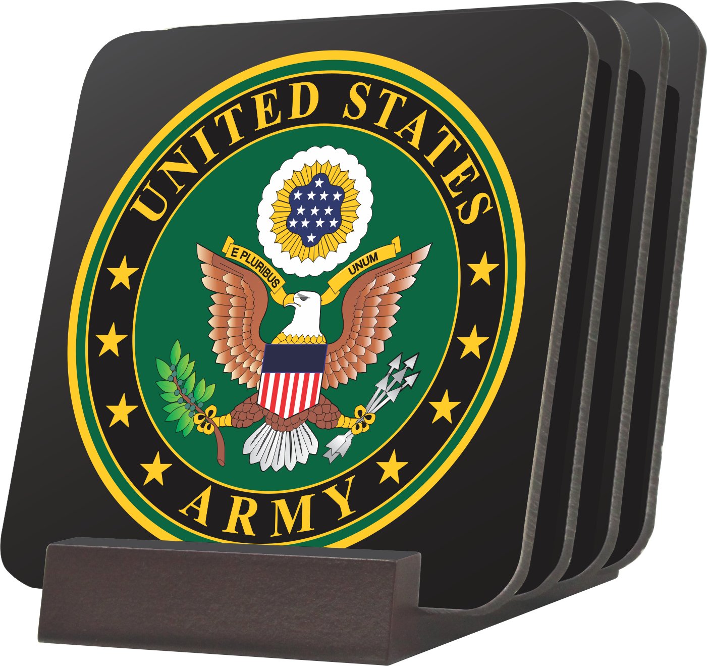 Army Emblem Drink Coasters