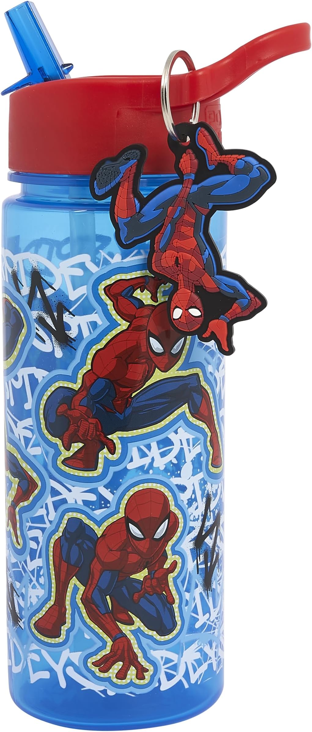 Marvel Spider-Man Street 500ml PP Bottle with Charm