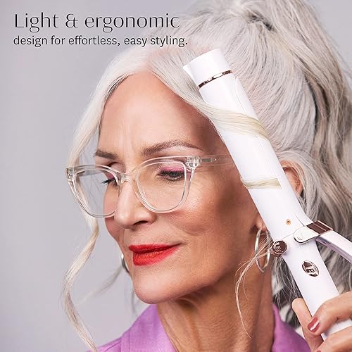 Miniatura 6 de T3 - Plancha rizadora profesional de mezcla personalizada de cerámica para rizar y peinar con ajustes de calor ajustables para rizos y ondas suaves