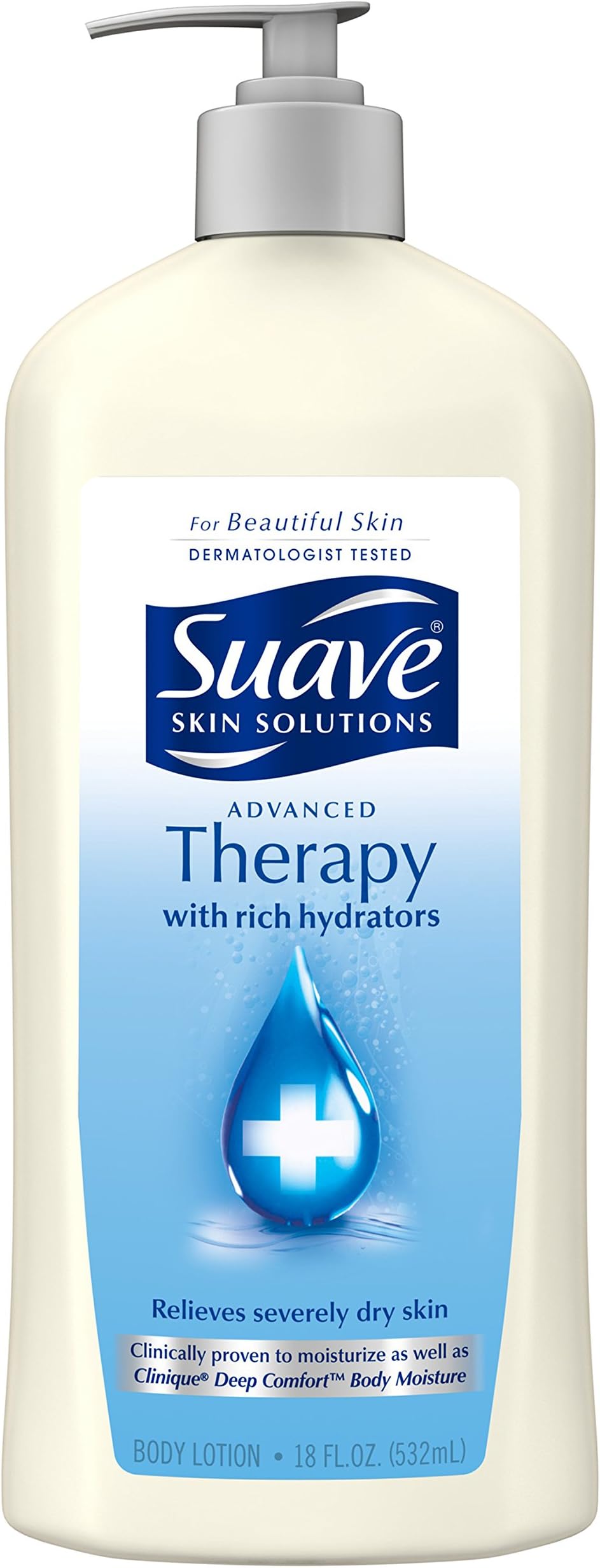 Suave Skin Solutions Body Lotion, Advanced Therapy, 18 oz