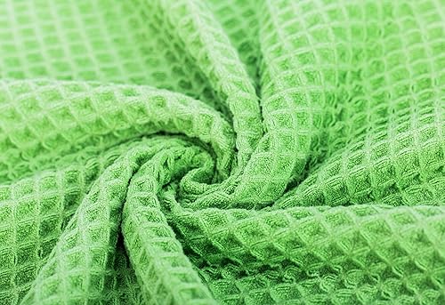 Miniatura 2 de Toallas de secado para automóvil, paño de limpieza de microfibra con tejido de gofre con súper absorbente para lavado de autos grandes, detalles,