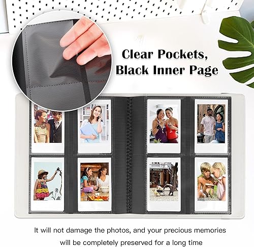 Miniatura 6 de Álbum de fotos de 288 bolsillos para Fujifilm Instax Mini 11 9 Evo Liplay 90 70 40 cámara instantánea, álbum de fotos de 2 x 3 pulgadas con cubierta