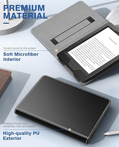 Miniatura 4 de MoKo Case Fits All-New 6 Kindle 11th Generation 2022 Release Kindle 10th Gen2019Kindle 8th Gen 2016 Ultra Lightweight PU Shell Cover with Auto