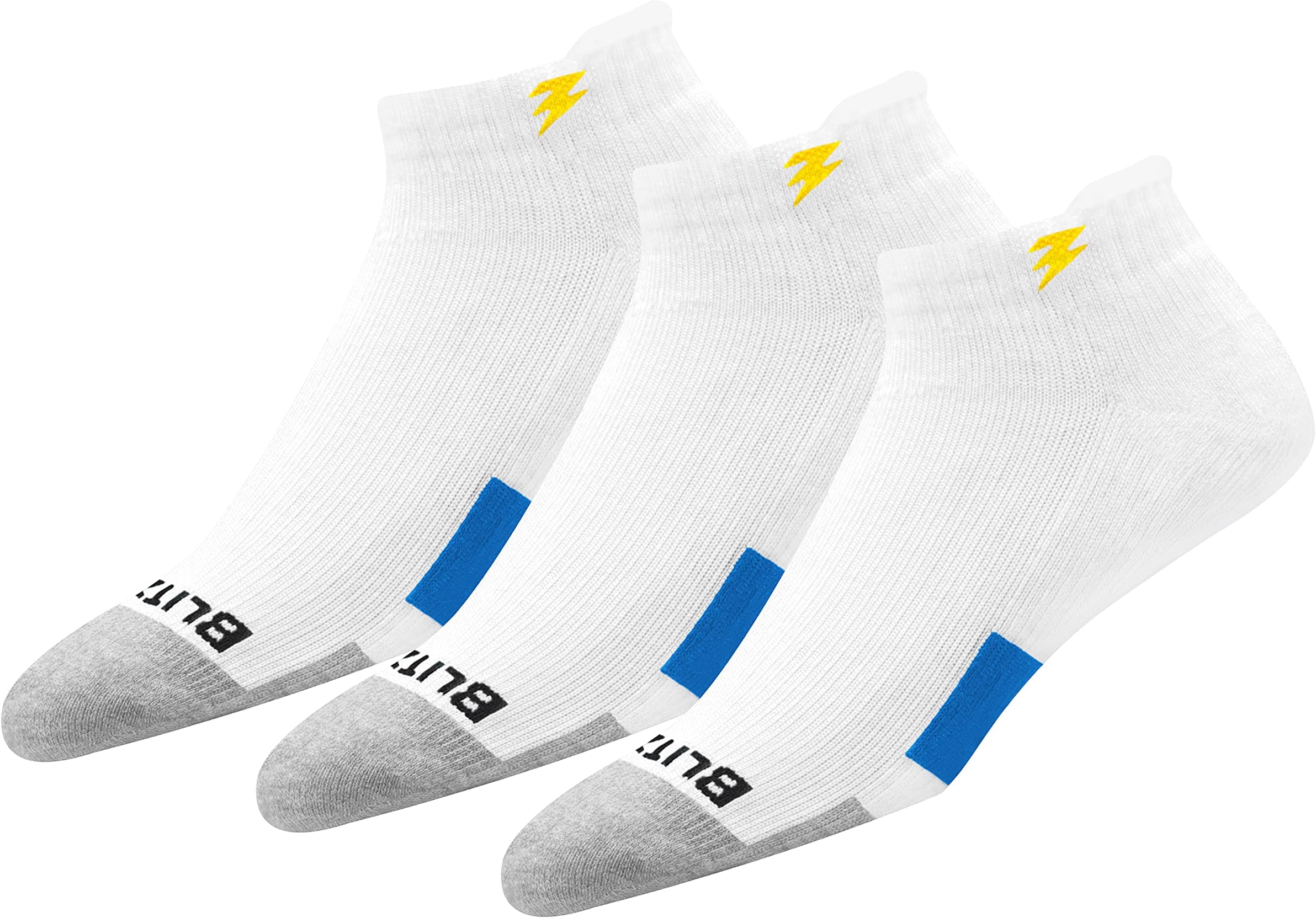 TENNIS PRO Hi-Tech Performance Max Cushion Moisture Wicking White Tennis Socks for Men & Women, Pack of 3