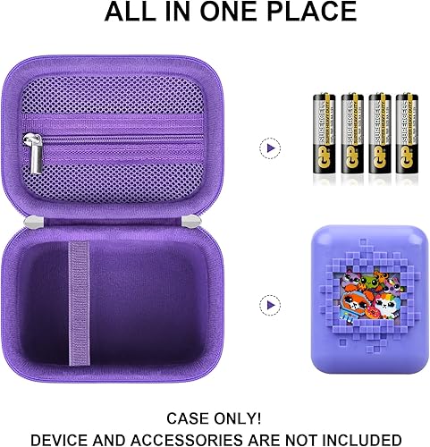 Miniatura 2 de Supmay Estuche rígido de transporte para Bitzee Interactive Toy Digital Pet, regalos para entusiastas de mascotas virtualesniñas y niños, funda
