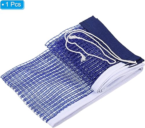 Miniatura 3 de PATIKIL Reemplazo de red de tenis de mesa, accesorios de equipo de tensión de red de ping pong, PE espesar para interiores y exteriores, azul