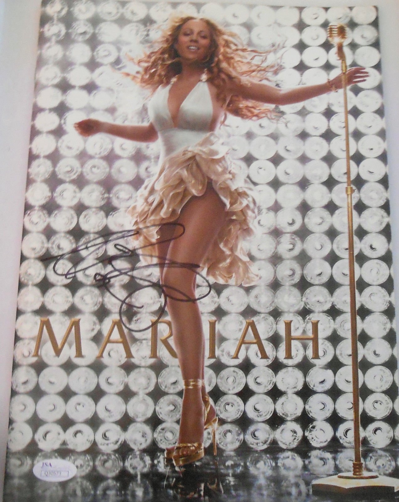 ミュージック Mariah Carey: The Adventures of Mimi Mariah Carey Signed Adventures of Mimi Tour Book Magazine w/JSA