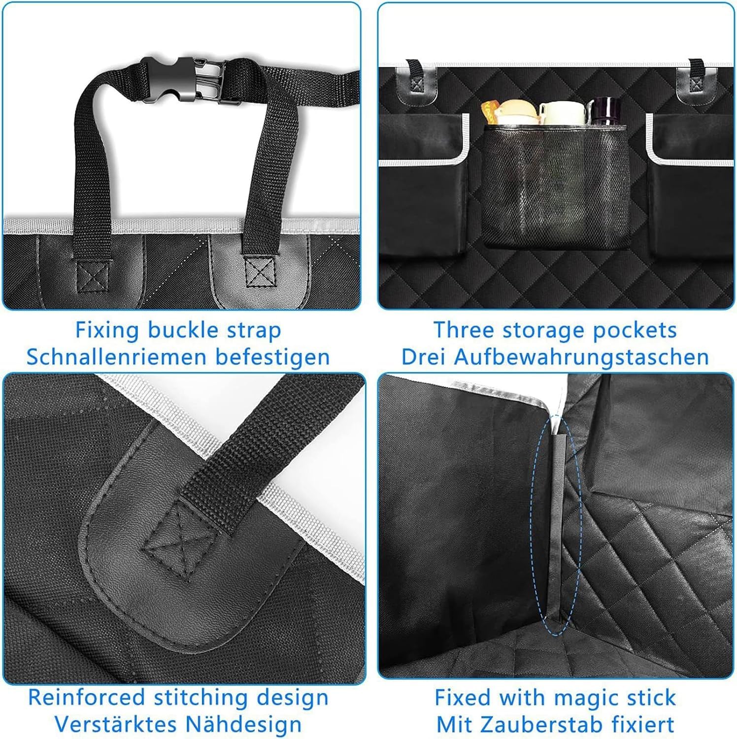 Kofferraumschutz Hund Für Audi A4 Avant B9 8W I 2015-2024, Wasserdicht Kratzfest Pflegeleicht Hundedecke Auto Autozubehör,E