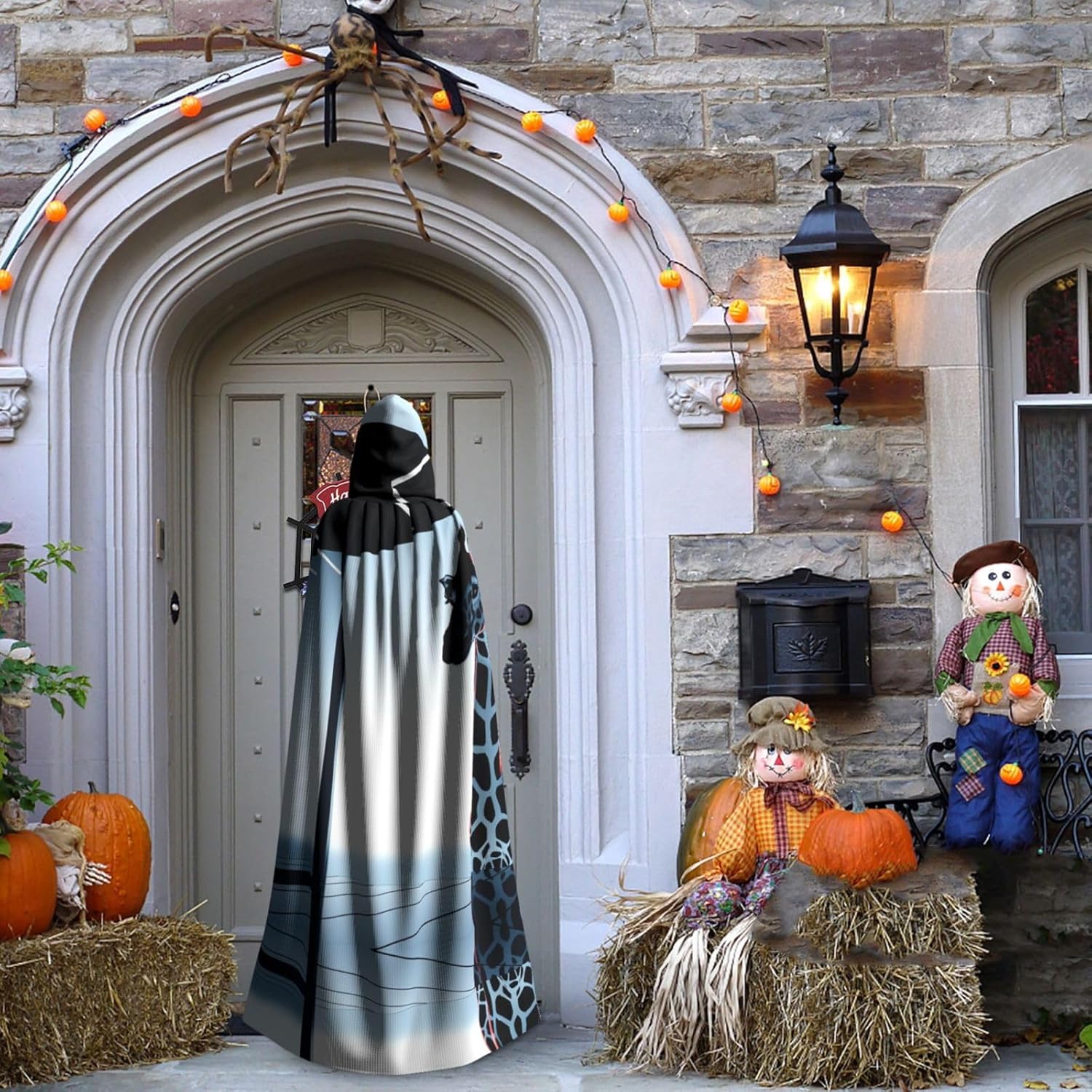 giraffe Unique Darkness Poncho Shawl - Customizable Wearable Blanket for Women, Perfect Halloween Costume Accessory, Knight, Akatsuki, and More