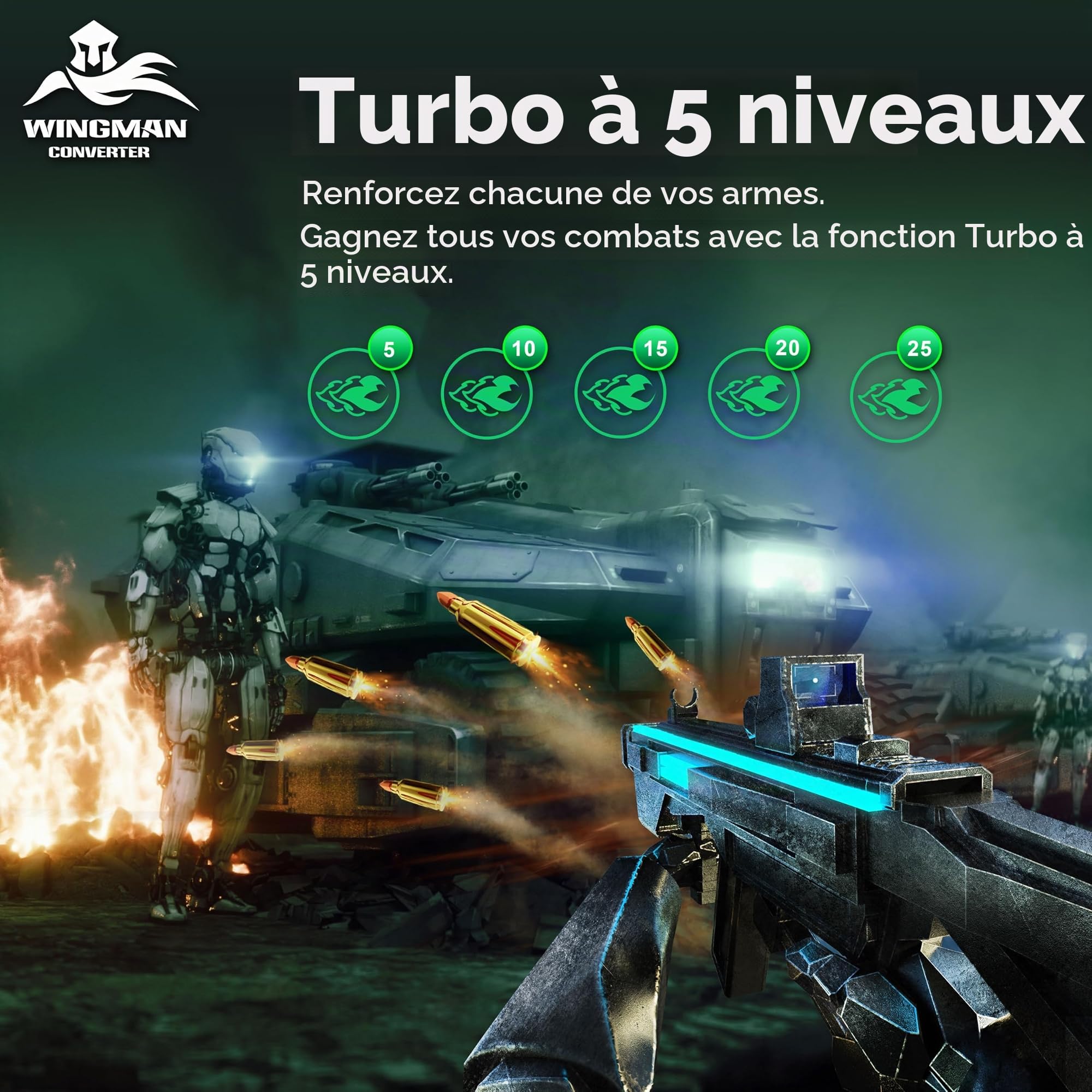 Brook Wingman XB 2 Convertisseur avec Porte-clés – Adaptateur contrôleur sans Fil pour XB 360, XB Original Consoles et PC, Prend en Charge Le reprogrammation et Le Turbo réglable [Version Exclusive]