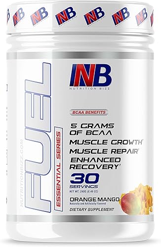 BCAA en polvo, 0.18 oz de aminoácidos BCAA, bebida de recuperación después del entrenamiento para construcción muscular, recuperación y resistencia,