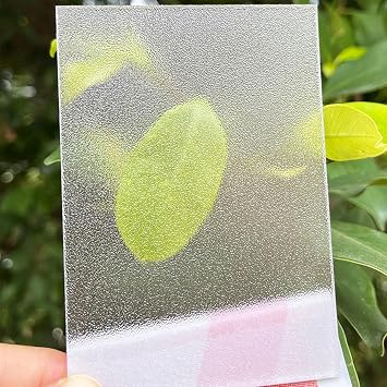 2mm Thick Polycarbonate Sheets, Polycarbonate Plastic Panels, Roof Skylight Polycarbonate Roofing Sheets , Outdoor Awning Polycarbonate Panels,Sunroom Shade Canopy Frosted PC Board.4 x 3.3ft