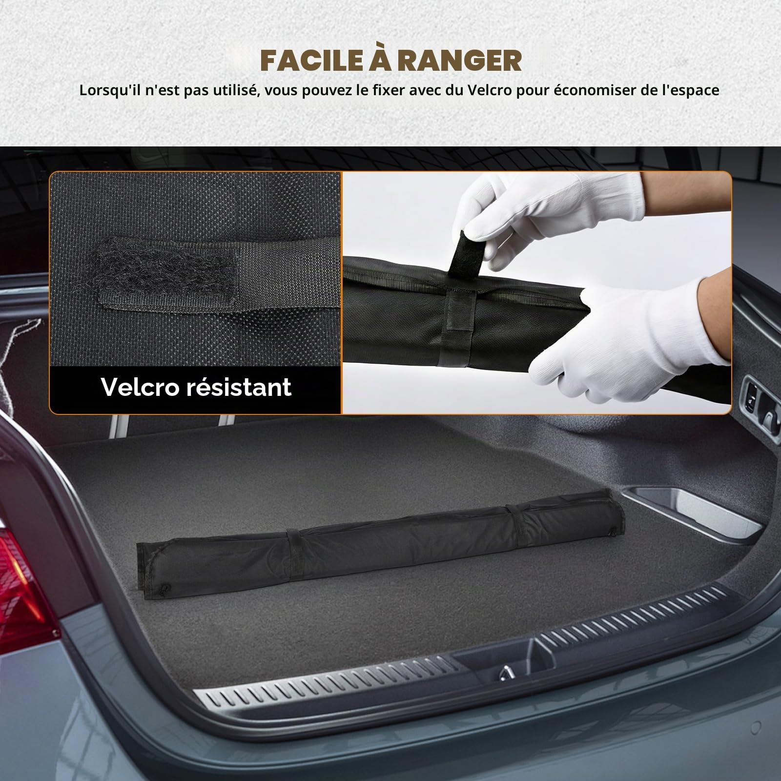Protection Voiture Chien, Protection Coffre Voiture Chien, Tapis de Coffre Voiture, Renforcé, Résistant à l'usure et Imperméable, pour Protéger Pare-chocs de Votre Voiture Contre Rayures, 98 x 68 cm
